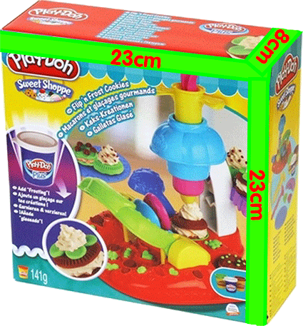 Tiệm bánh vui vẻ, Play-Doh A0318, đất nặn, đất sét nặn