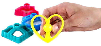 Khuôn ép bột, tiệm bánh vui vẻ, Play-Doh A0318, đất nặn, đất sét nặn