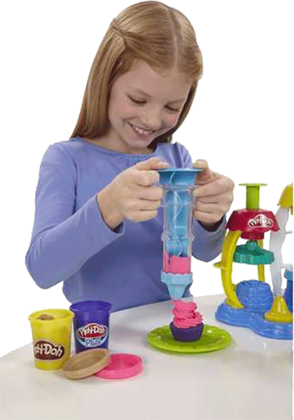 Ống ép bột tạo hoa văn, tiệm bánh vui vẻ, Play-Doh A0318, đất nặn, đất sét nặn