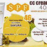 Đánh giá kem trang điểm CC Cream Sakura Flawless Control Base