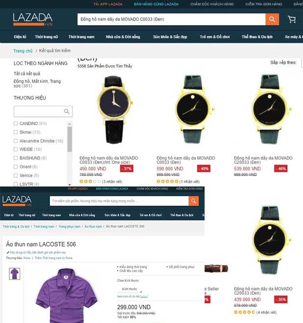 Lazada bán hàng giả.