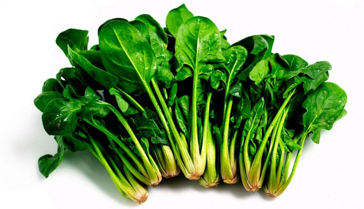 Rau chân vịt giàu chất sắt, nhiều khoáng chất và các loại vitamin khác.